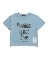 FREEDOM SIDE STRING CROP T-SHIRTS