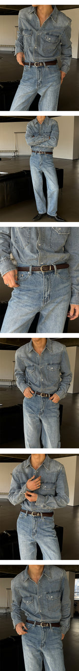 [S/S] Western denim shirts jacket(2color)