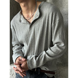 [F/W] Golgi button henry neck long sleeves (4color)