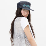 LOVE Finger Denim Cap - Indigo