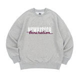 METAL LOGO SWEATSHIRTS-MELANGE