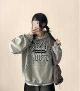 Noah Lettering Point Casual Over Hoodie