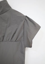 slim puff zip-up