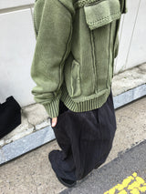 Ter Stripe Balloon Denim Pants 2C