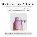 MUZMAK Reusable Glam Design Nail Tip Tiara(Square)