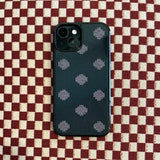 DOT GLASS BUMPER CASE_ BLACK & GRAY