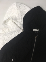 Lace Hoodie Zip-Up