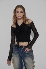 DOUBLE SLEEVELESS TOP