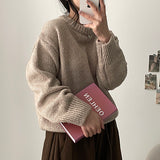Gaffle mix round knitwear