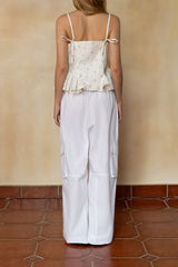 Flower cotton sleeveless