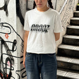 Collaboration Over Size T-shirt WHITE | Creepy Nuts × CROOZ