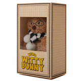 NERD WITTY BUNNY KEYRING [BEIGE]