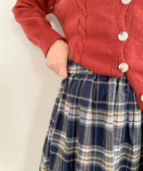 ソルベロングチェックスカート