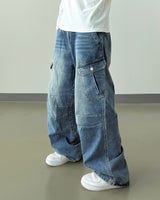 Baren Dart Wide Cargo Jeans