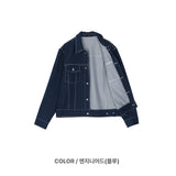 ステッチデニムジャケット 3COLOR