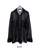 Orz Crochet Over Shirt