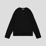 ASCLO ヘンリーネックニットロングT (4color)
