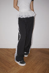 A-line lace layered skirt