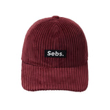Sebs. コーデュロイボールキャップ / バーガンディー