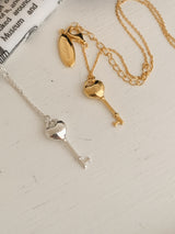 Knock heart key Necklace