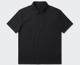 Cool Fit UV-Cut Collar T-shirt Black