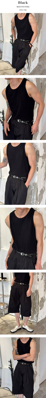 [S/S] ゴルギニットスリーブレス(5color)