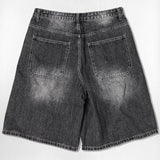 Basic Washing Bermuda Denim Pants - 2COLOR