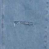 DESTROYED WIDE DENIM PANTS code 21006