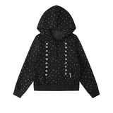 Elvia Floral Corset Hoodie Zip-up