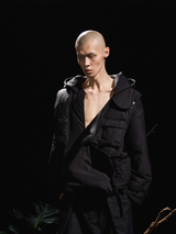 24AW クリサリスブレイクファイブパネルフーリーリムーバブルポリモルフィックコットンジャケット