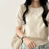 Selling round short sleeve knit