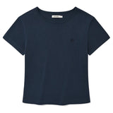 KIRSH プレーンスリムフィットTシャツ【ダークブルー】