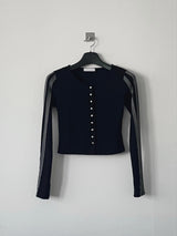 Tracking cardigan
