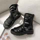 ANKLE CLASSIC SANDALS (BLACK)