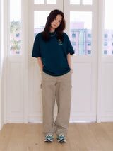 WASHED STITCH CARPENTER PANTS_Light Grey