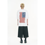 Vintage USA Flag Short Sleeve - White