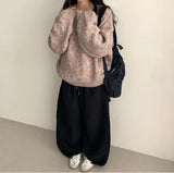 モコバルーンスリーブルーズフィットVネックニット