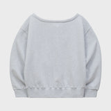 MELLOW DREAM Off Shoulder Sweatshirt