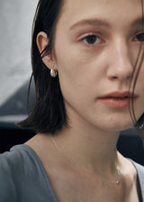 [925 silver] Deux.silver.150 / プーピアス (シルバー)