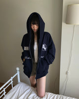 Steve Horse Hooded Zip-Up