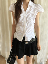 Afterglow shirring shirts