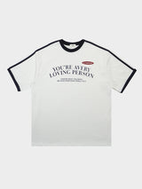 (UNISEX) ラビングトラック半袖Tシャツ