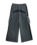 UNISEX デニムライン裏起毛パンツ