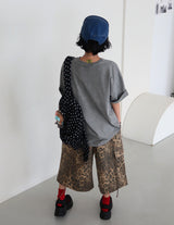 [UNISEX] エイリアンプリント半袖Tシャツ