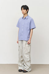 Lee Checekd Half Shirt
