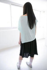 light mint off boatneck t(4colors)
