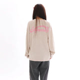 WAFFLE COZY L/S TEE_OATMEAL