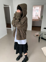CAMO 2WAY SWEAT HOODIE (2C)