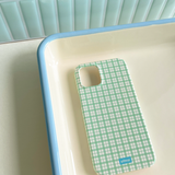 green tea glossy hard phone case