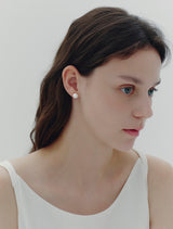 26SS★ Essence 14K(Y) Glory Freshwater Pearl Earrings 9mm